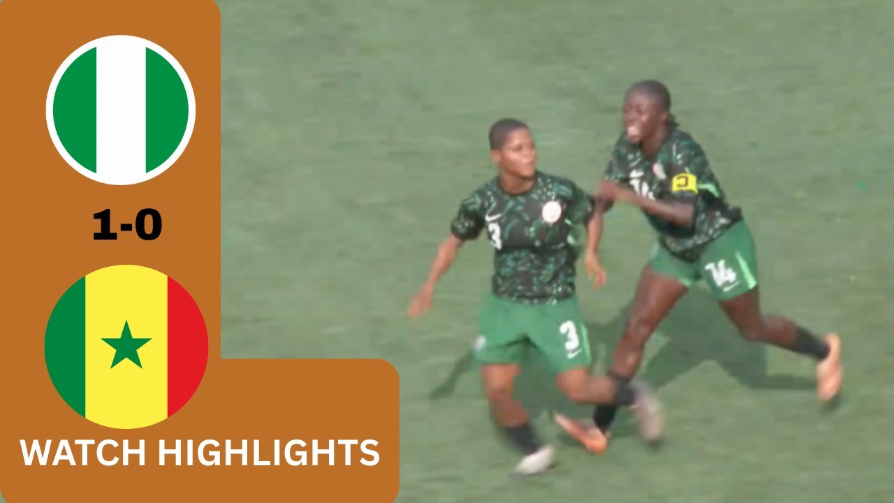 NIGERIA VS SENEGAL(1-0)-U20 WORLD CUP QUALIFIERS-GOALS&HIGHLIGHTS