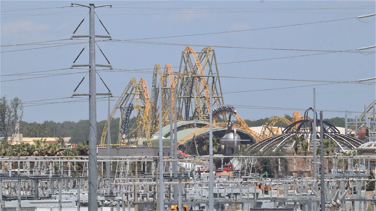 Stardust Racers Dual Coaster Testing - Epic Universe Dueling Launch Coaster
