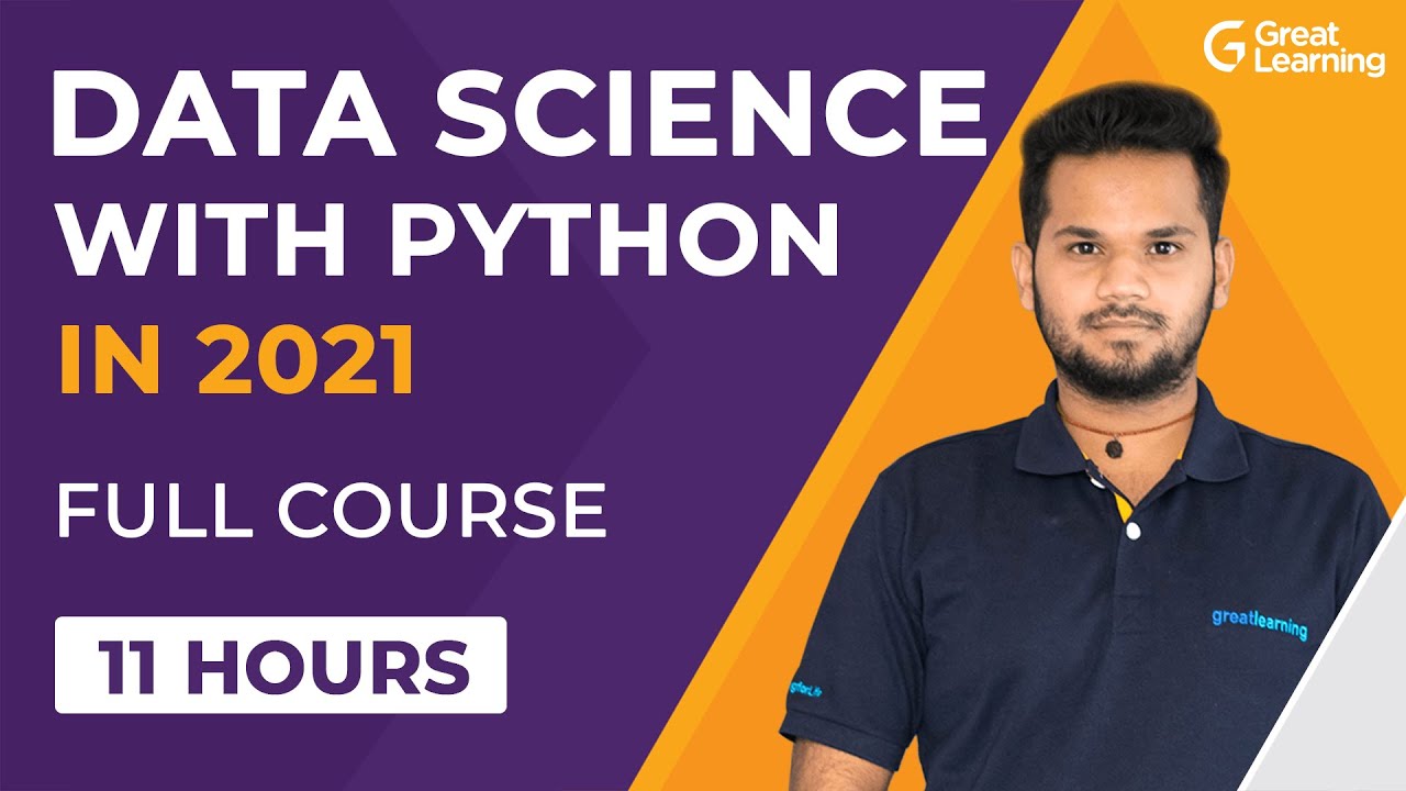 Data Science with Python Full Course 2022 | Python for Data Science | Great Learning