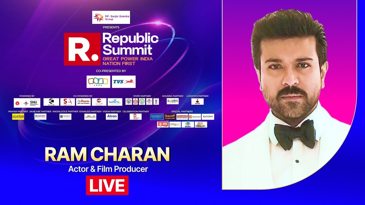 Republic Summit 2026 LIVE: Ram Charan, Actor & Film Producer | The News Age Megastar