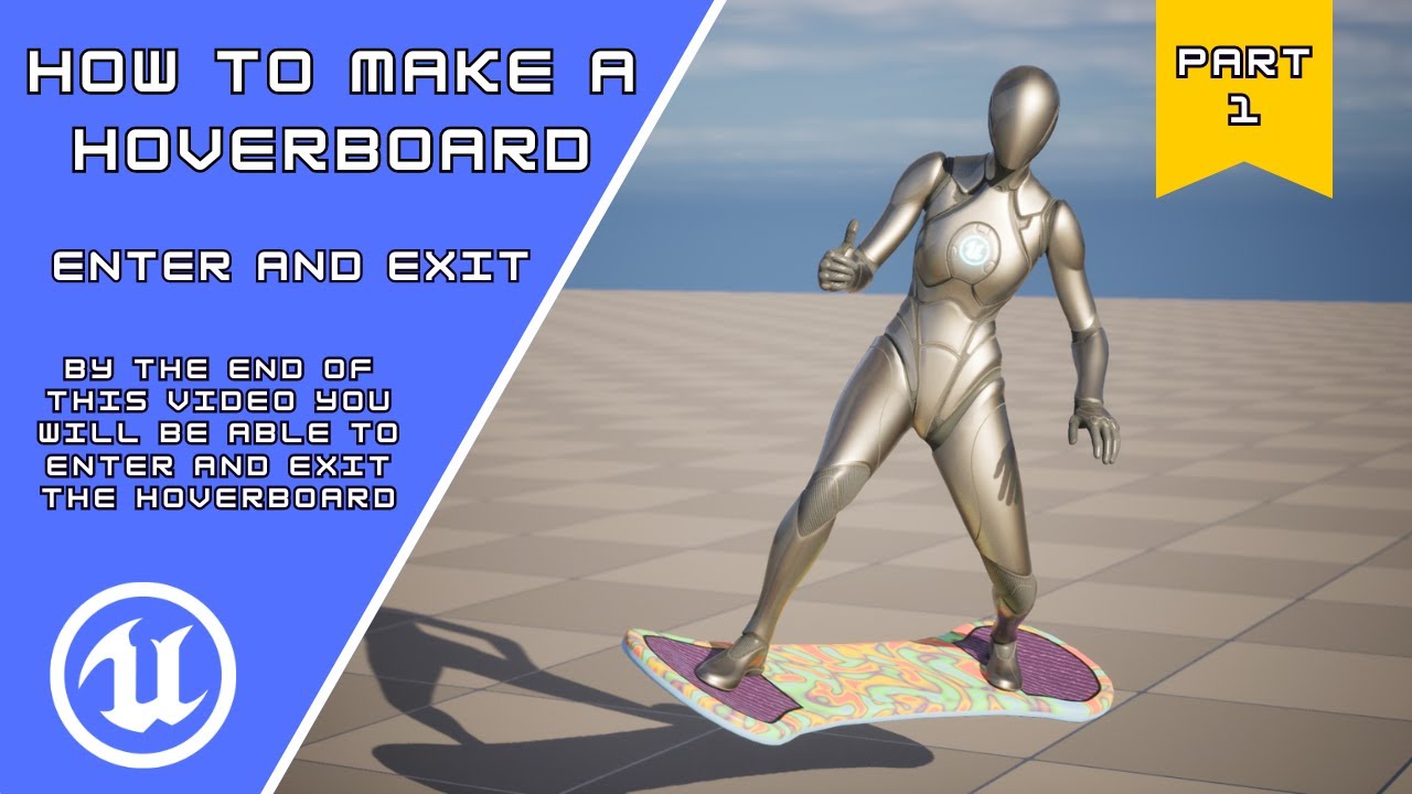 How to make a hoverboard | part 1 | UE5 Tutorial