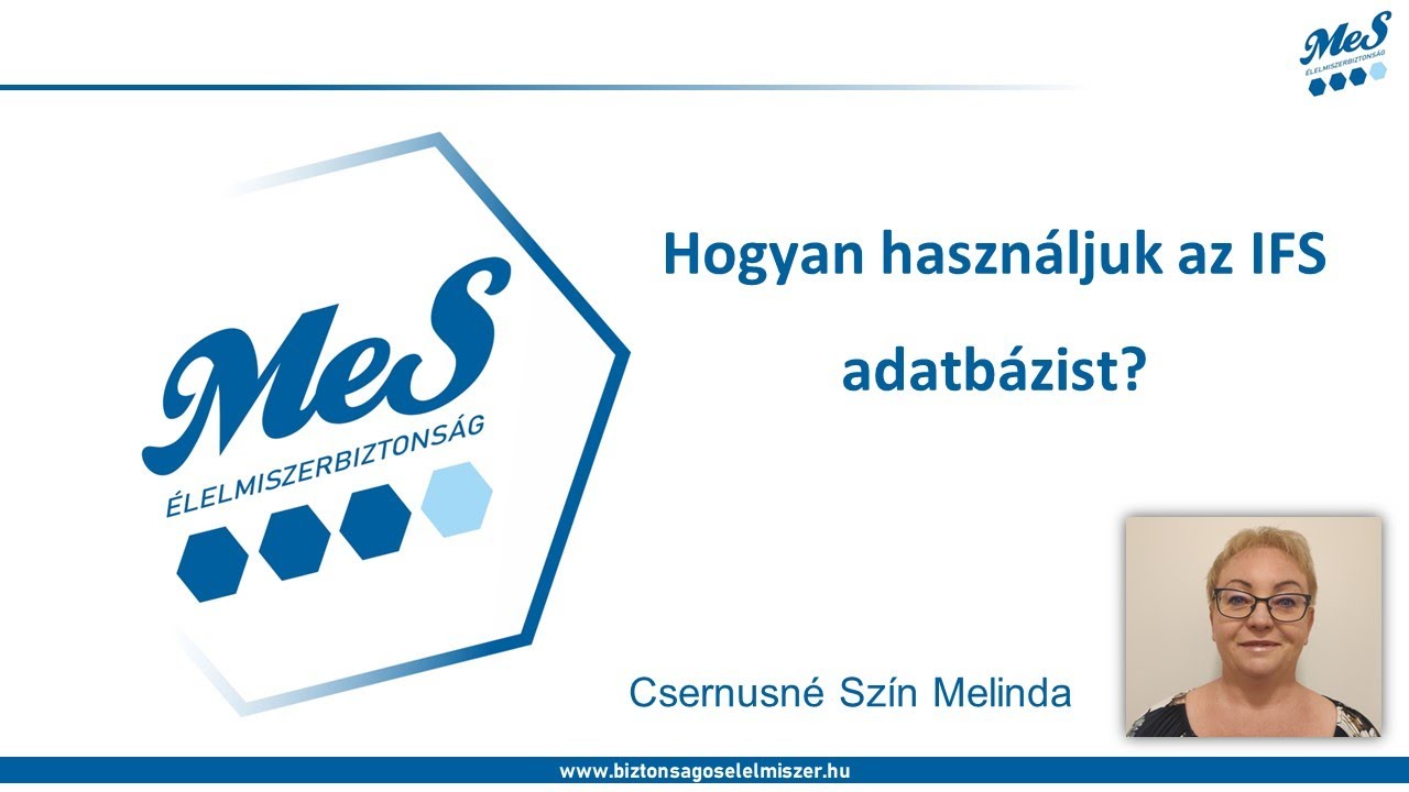 Hogyan használjuk az IFS adatbázist?