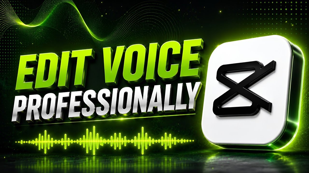 Capcut Voice Editing Tutorial | How To Edit Voice In Capcut 2025 | Audio Editing For YouTube Videos