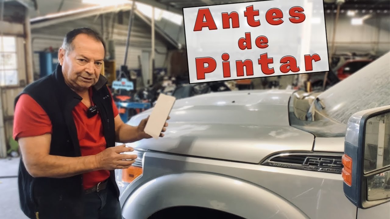 como preparar un auto para pintar.