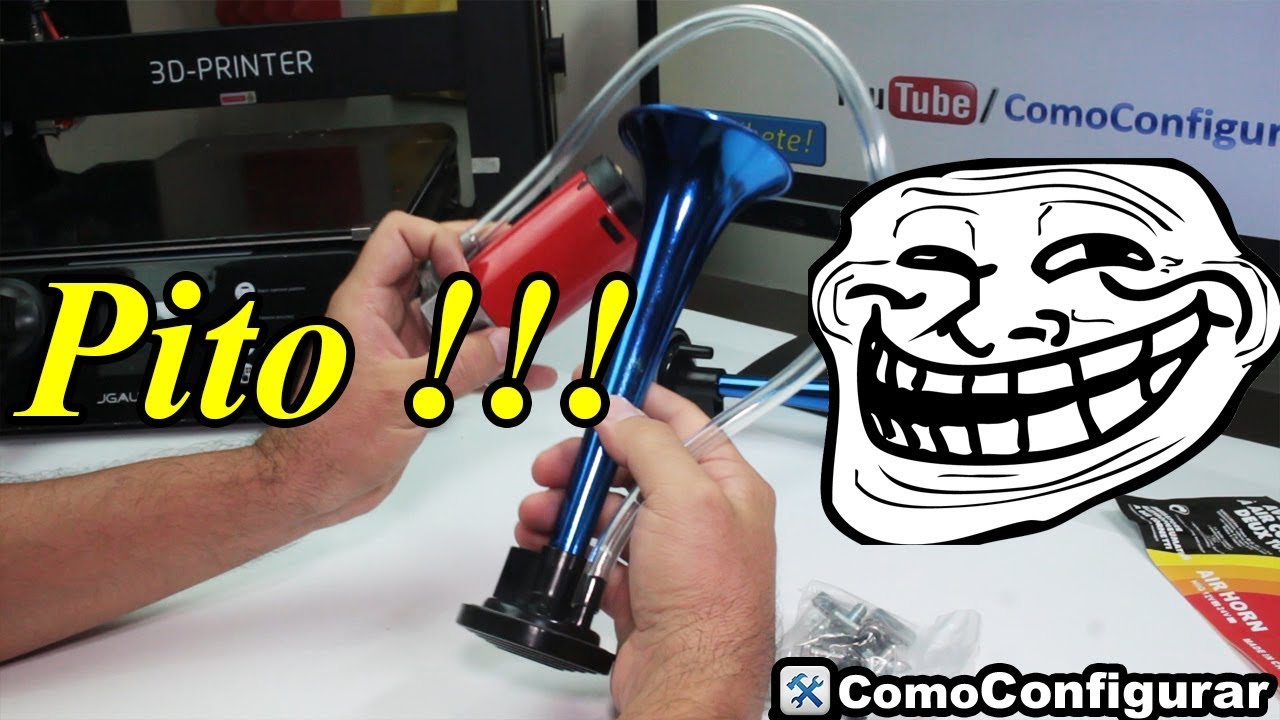 Pito mas Fuerte para tu Moto o Carro - Pitos Cornetas para Moto
