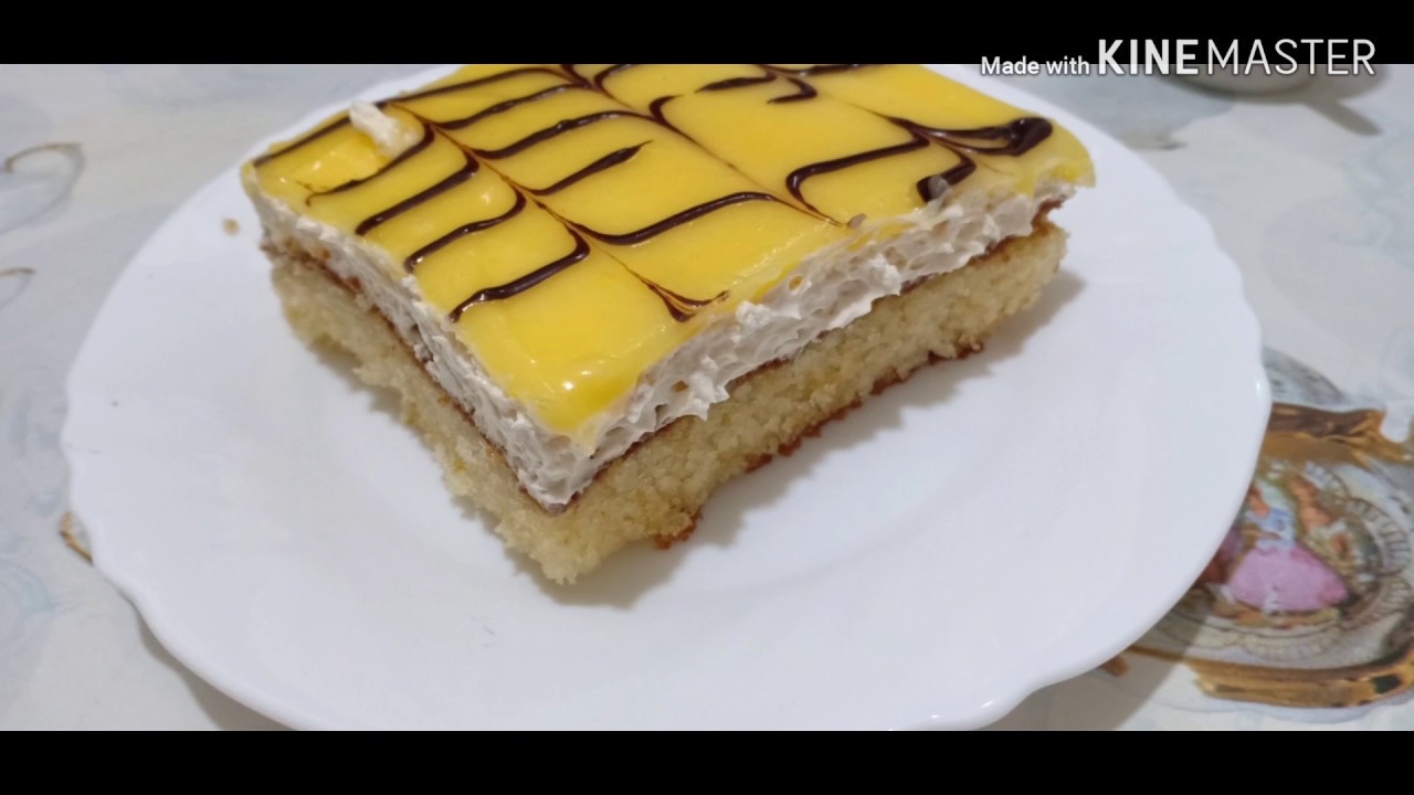 كيكة الست ملاعق بكريمة الليمون المنعشة لا تفوتوو 👌😋