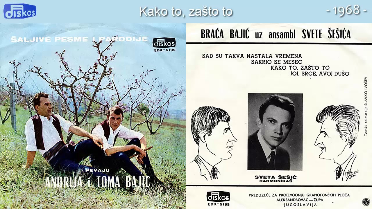 Braca Bajic - Kako to, zasto to - (Audio 1968)