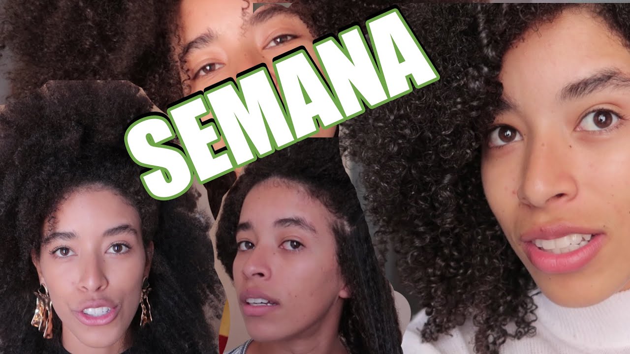 UMA SEMANA COM MEU CABELO CRESPO 4A