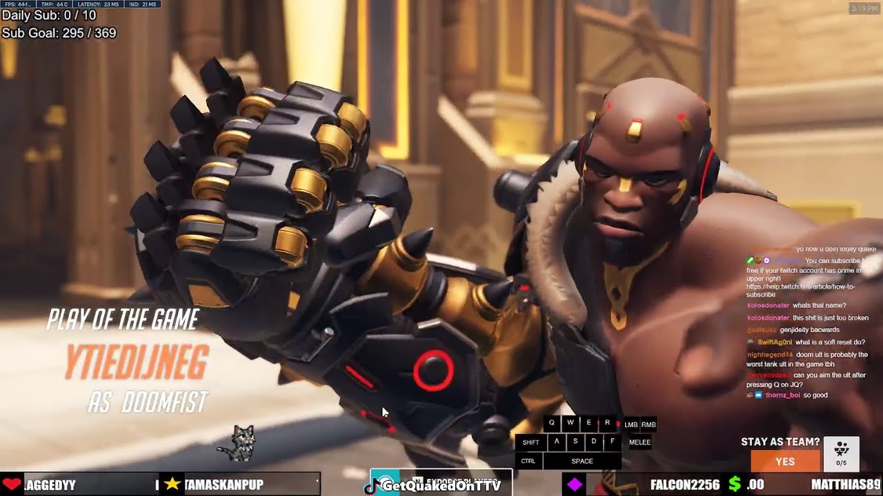 POTG! OW 2 GetQuakedOn TANK Doomfist IMBA?! Gameplay Overwatch 2 Release