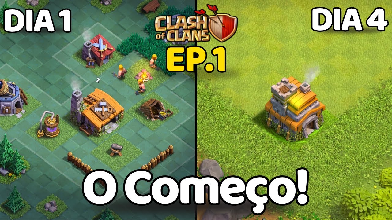 Dupla Série 2: Começando Uma Vila Rushada - 6º Construtor Em Tempo Recorde? (Clash Of Clans)