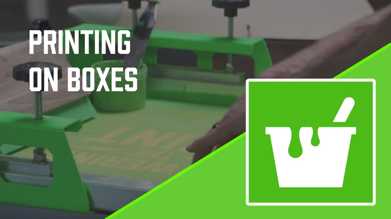 Screen Printing On Boxes - Set Your Shop Apart!