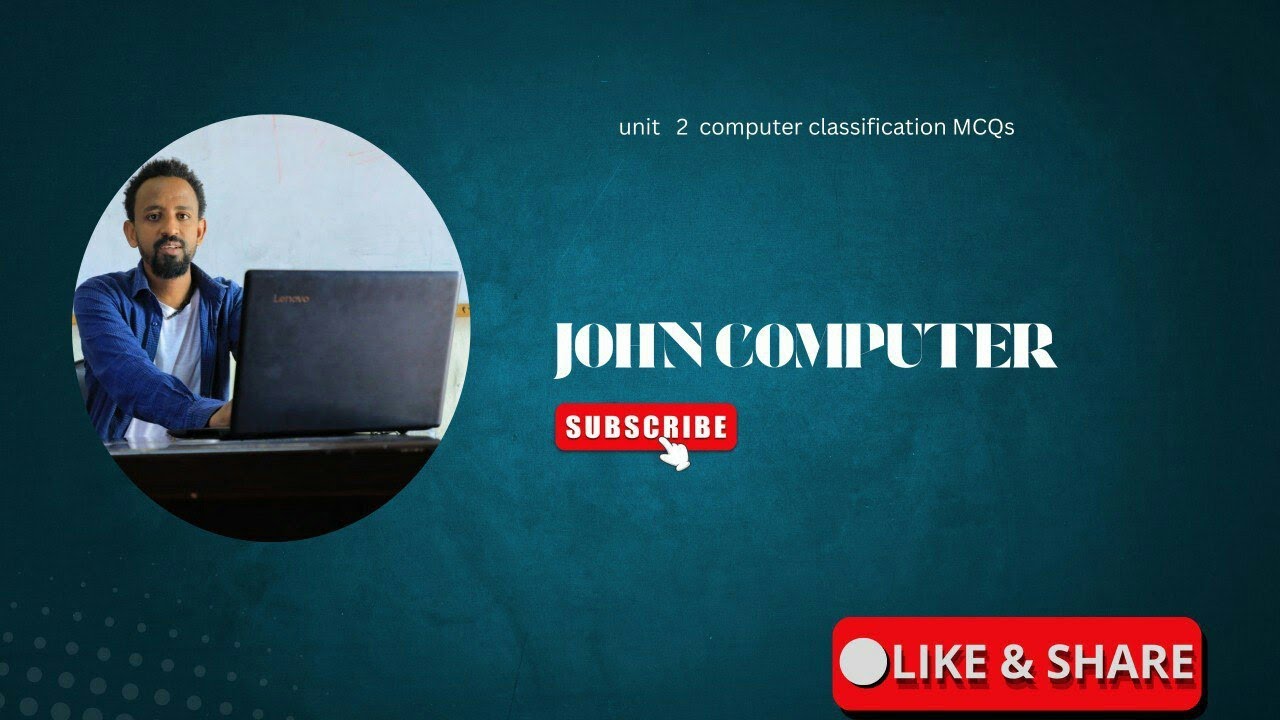 Computer Classification MCQ Quiz with Answers
