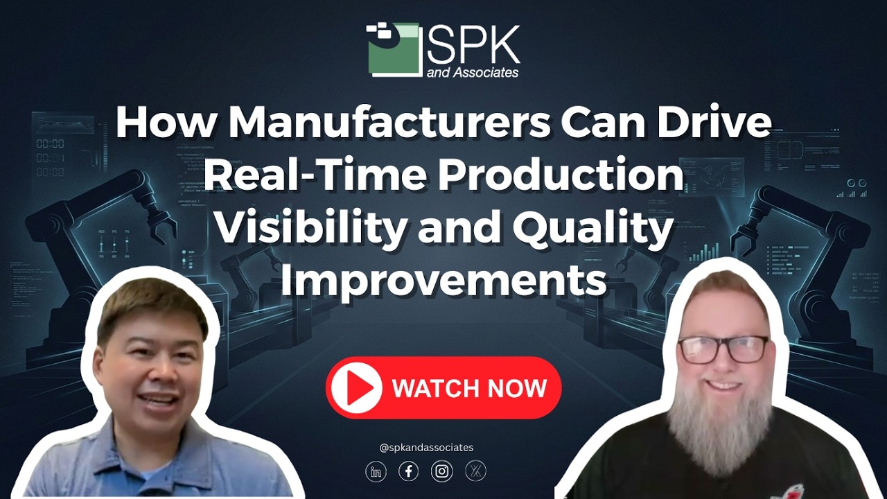How Manufacturers Can Drive Real Time Production Visibility and Quality Improvements