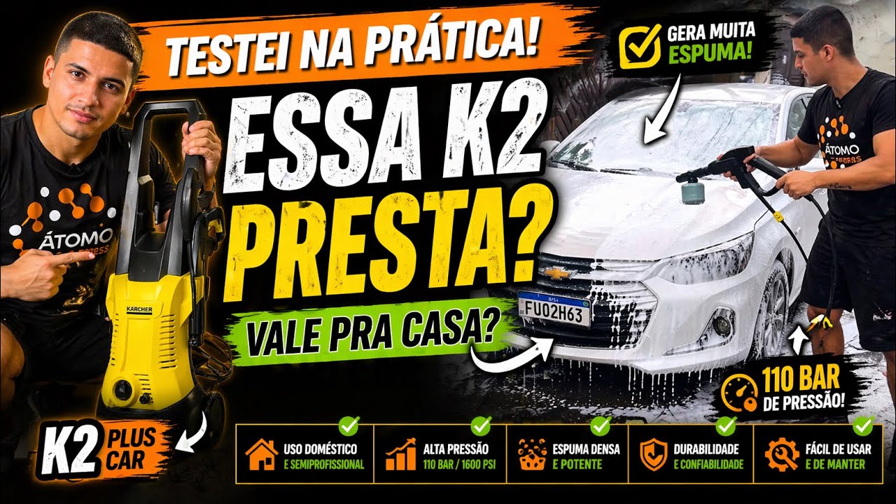 APRESENTAÇÃO COMPLETA KARCHER  K2 PLUS CAR