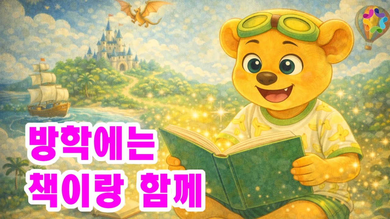 유치원 꼭 들어야할 방학 필수 동요:)방학엔 책이랑 함께