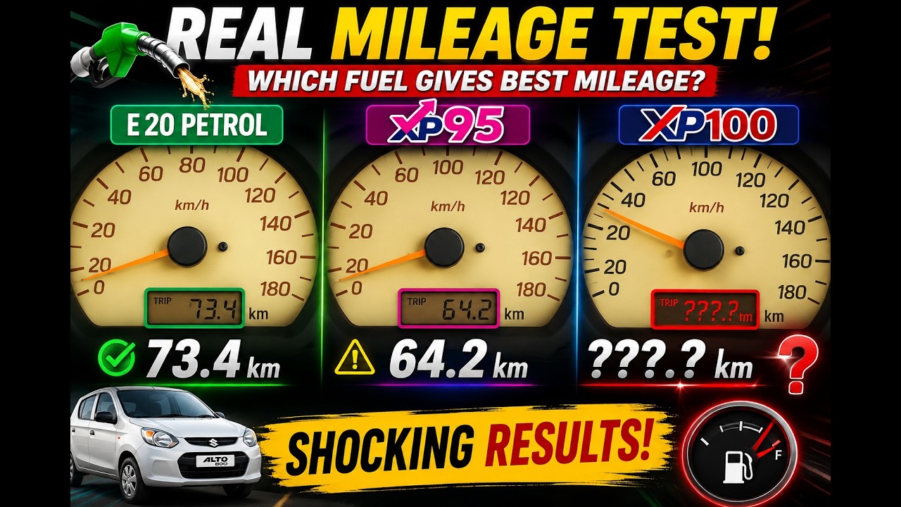 I Tested E20, XP95 & XP100 in My Alto &ndash; The Winner Surprised Me!