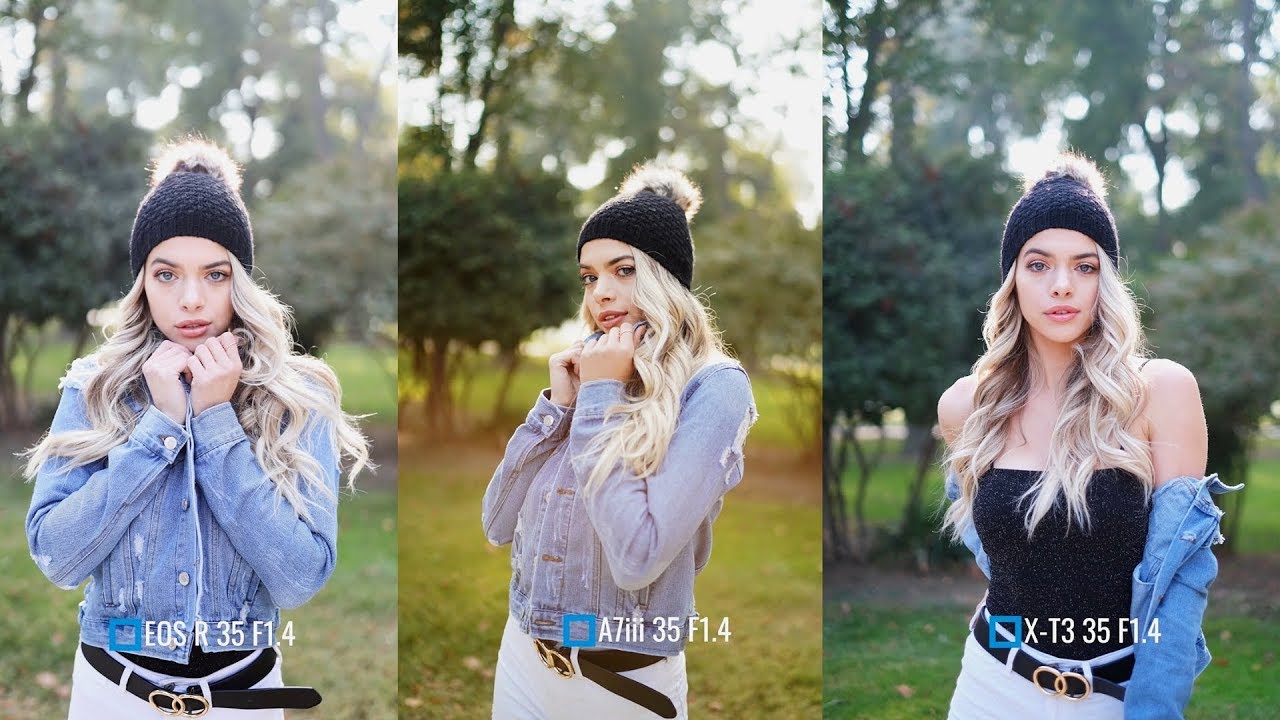 Canon EOS R vs Sony A7iii vs Fujifilm X-T3 (Portraits) w/ @bulababy
