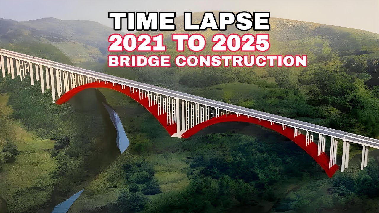LONGEST EXPRESSWAY 2025 BRIDGE || CHONGQING-HUNAN HIGHWAY CONSTRUCTION #bridge #timelapse