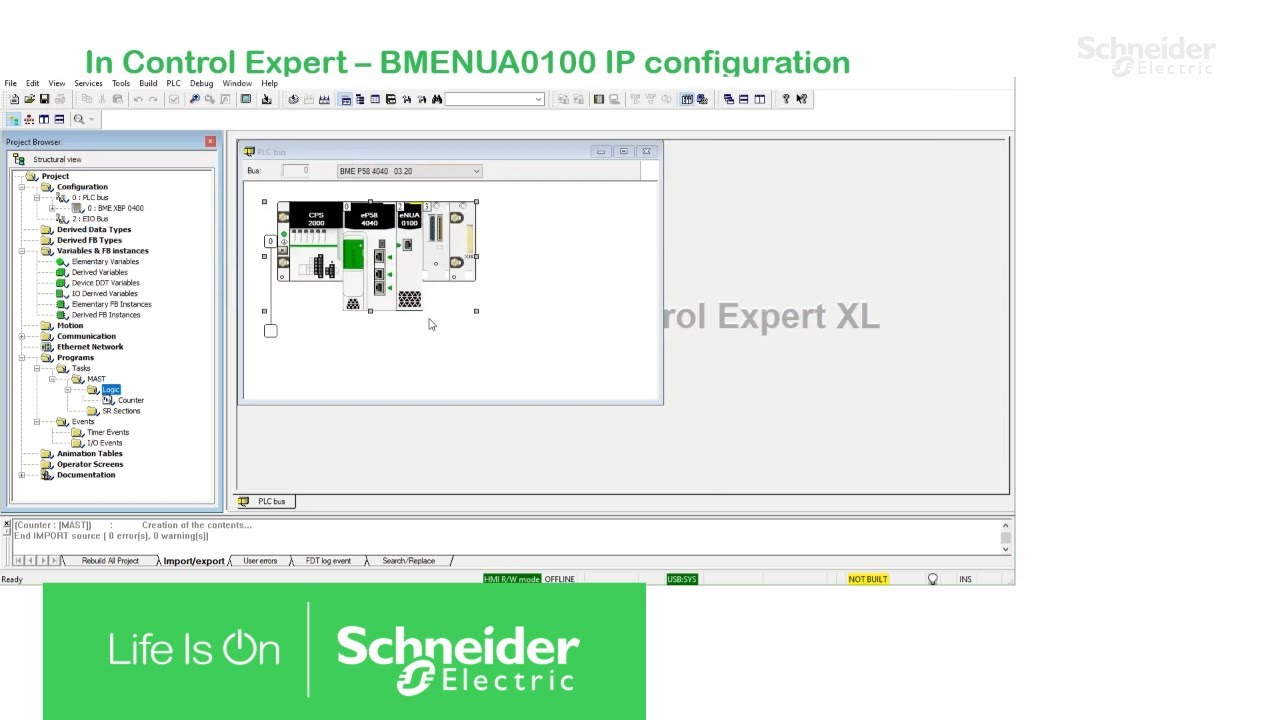Интеграция M580 с EcoStruxure Machine Scada Expert с использованием OPC UA | Schneider Electric