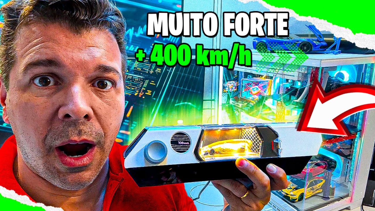 O ÚNICO TÚNEL de VENTO PARA HOTWHEELS 🔥!