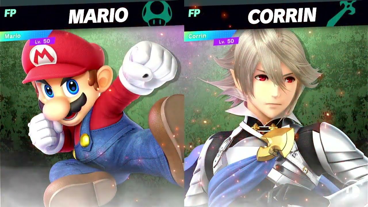 Super Smash Bros Ultimate Amiibo Fights Mario vs the World EX vs Corrin
