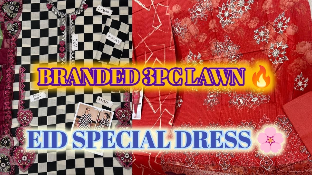 Branded Eid Lawn 3PC ✨ Bana Doria Collection 2026 #fashion #pakistanifashion #newarrival 