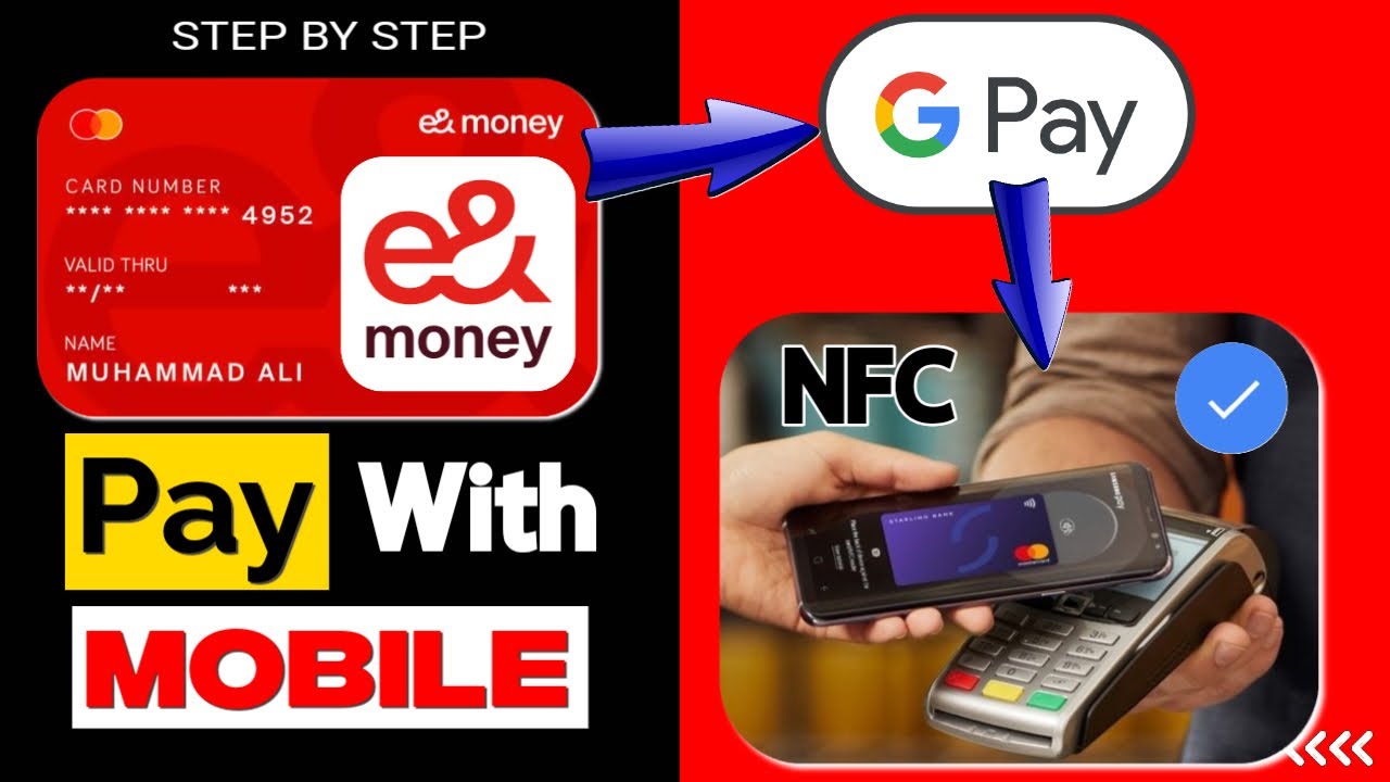 Pay with Google wallet| how to link e& Money master card in GPay for mobile payment use NFC