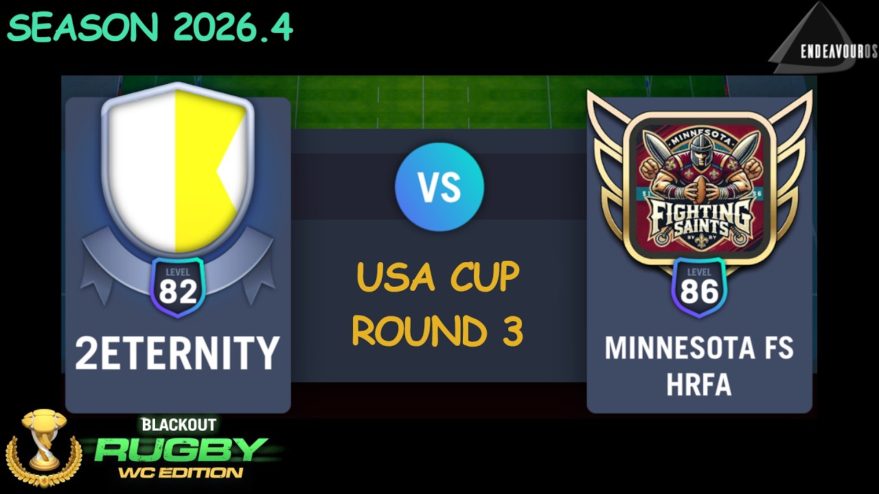 USA Cup Round 3: 2Eternity vs Minnesota Fighting Saints | Blackout Rugby