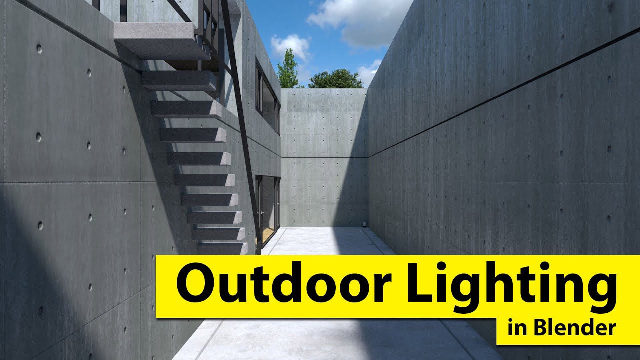 How to do Outdoor Lighting in Blender (correctly)