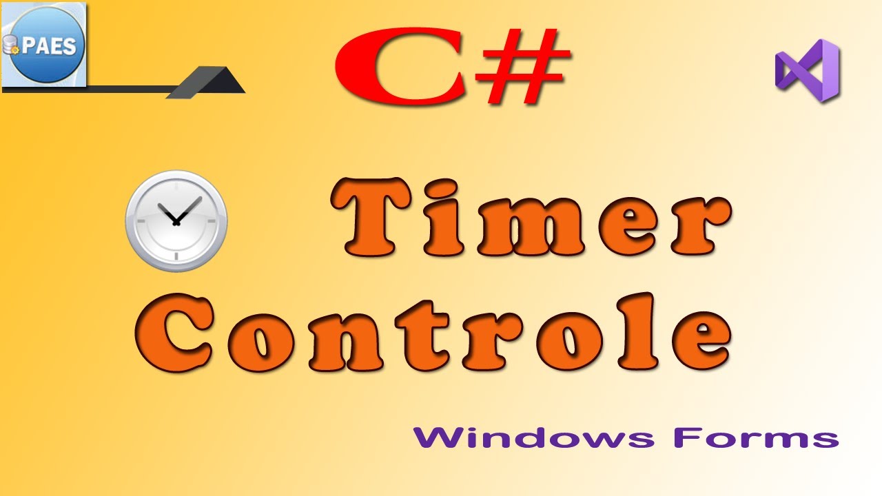 C#, o controle TIMER. C Sharp Windows Forms Visual Studio 2019
