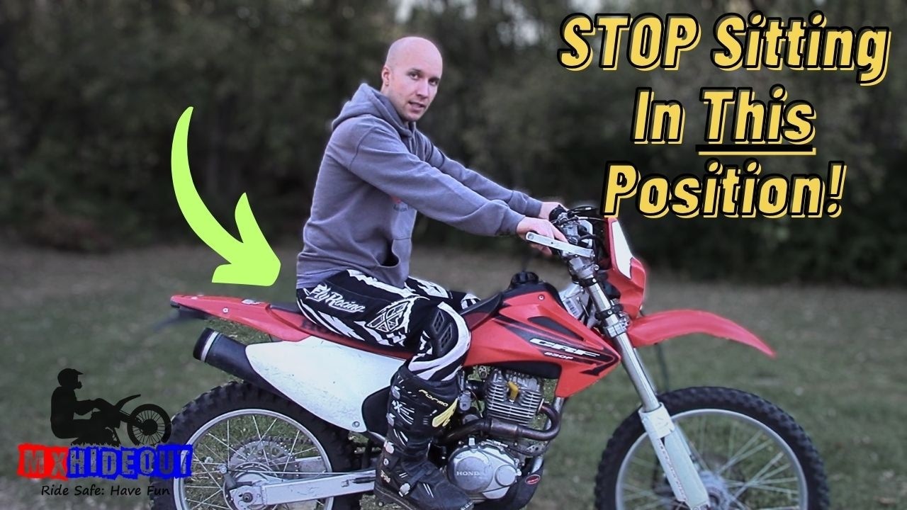 Dirt Biking Sitting Position - 1 HUGE Mistake Trail Riders Make