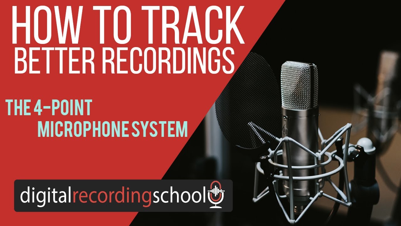 Microphone Techniques For Recording: 4 Point Microphone System - Digital Recording School