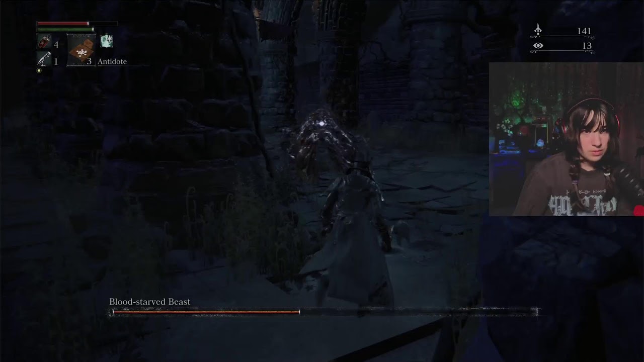 🔴 LIVE - First Time Playing Bloodborne! [Part 3] | Socials @missteriouswolf
