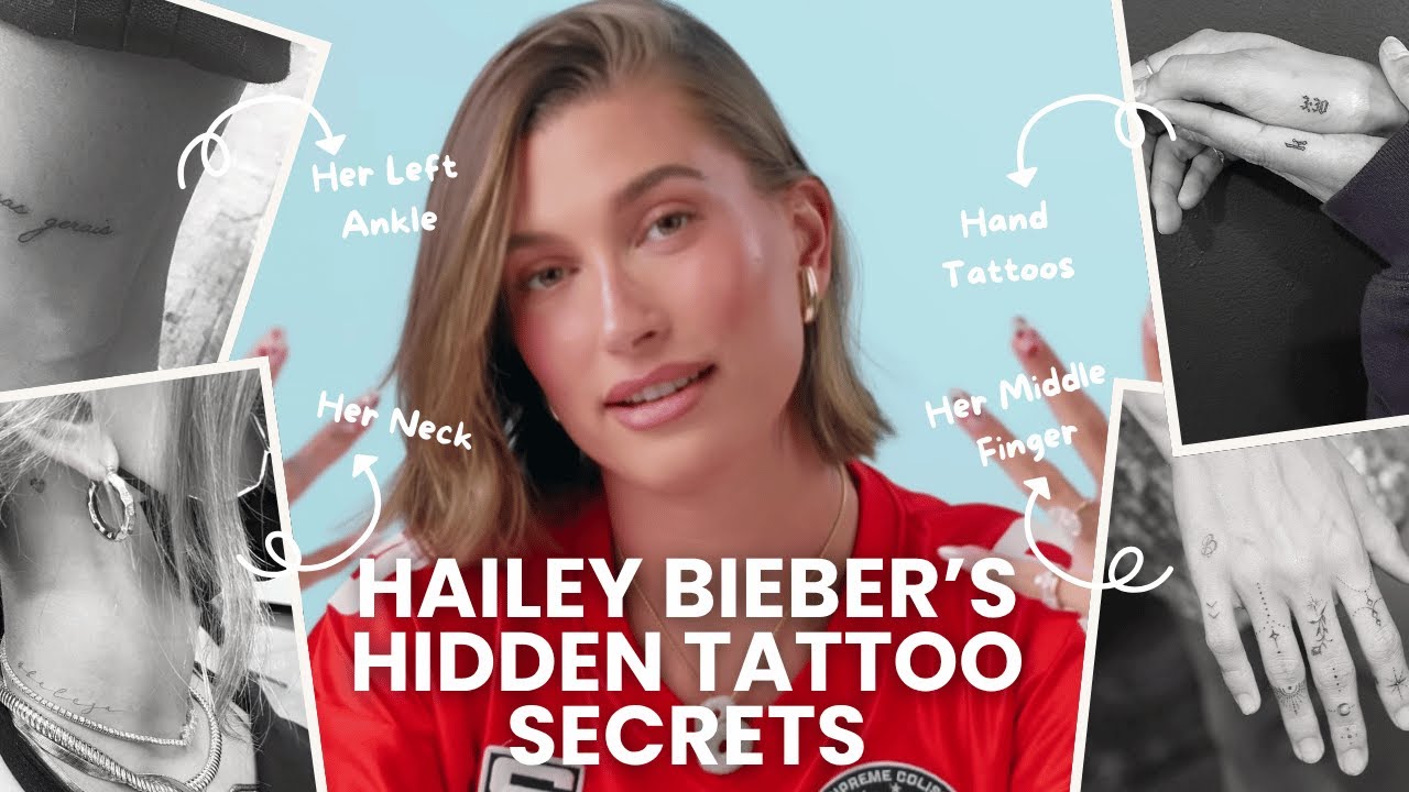 Hailey Bieber’s 20+ Secret Tattoos and the Hidden Meanings Behind Them!