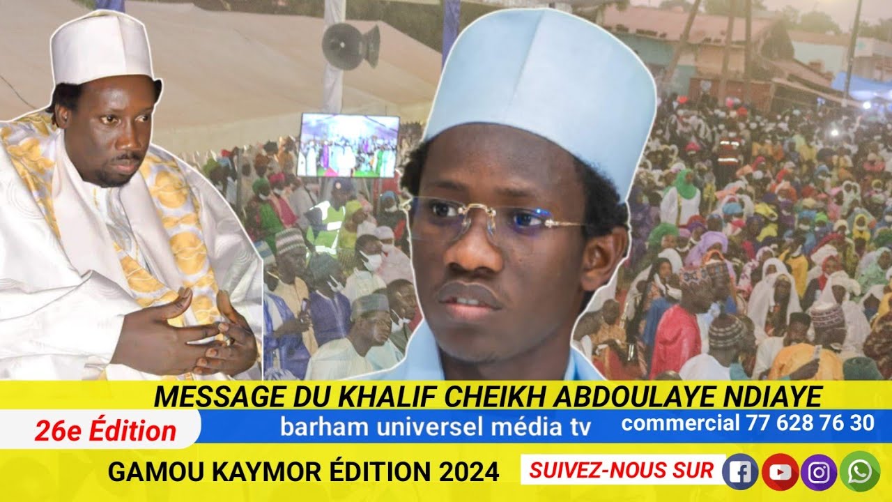 Gamou Kaymor 2024/ Message du khalif Cheikh Abdoulaye Djim Ndiaye #BUMTV