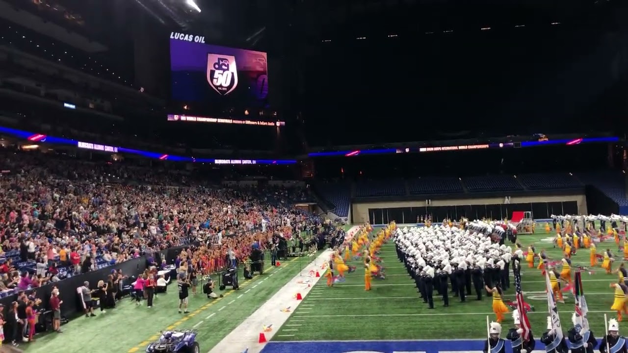 Bluecoats Alumni brings the crowd to their feet!!