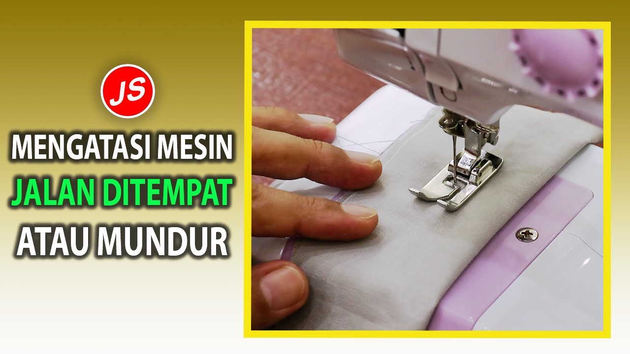 Mesin Jahit Jalan Ditempat / Jalan Mundur Pada Mesin Jahit Mini Portable FHSM 505A