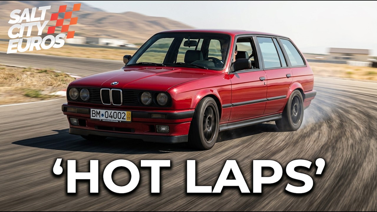 E30 Touring S50 Hot Laps! VS Blake's Garage
