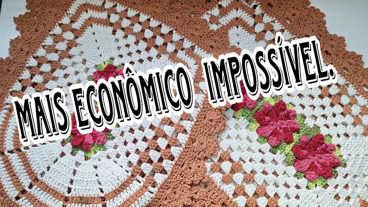 ☄️ JOGO DE BANHEIRO RETANGULAR!🚀 MAIS ECONÔMICO NÃO EXISTE!#crochet #croche ☄️