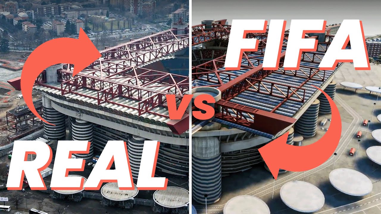 FIFA 23 vs REAL LIFE stadiums  🏟🎮