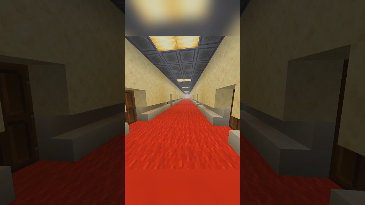 Minecraft infinite rooms... #minecraft #backrooms #shorts