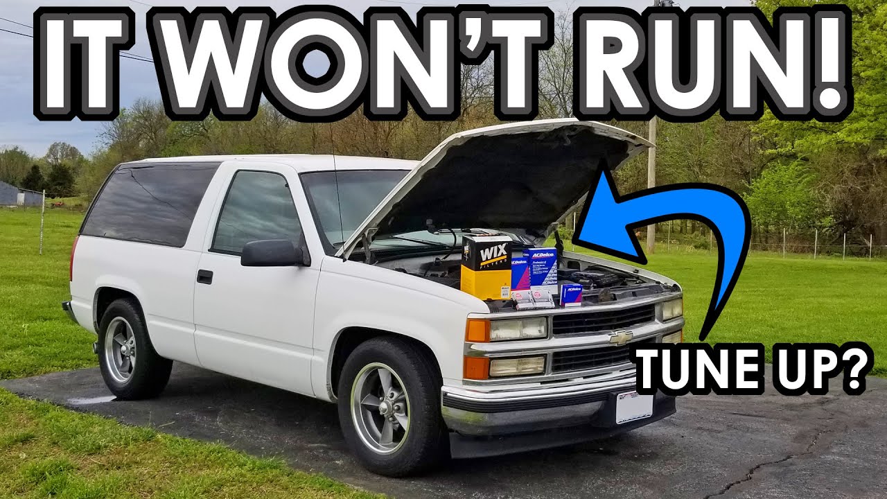 2 Door Tahoe Makeover Part 1 (Getting it Running?! Tune Up)