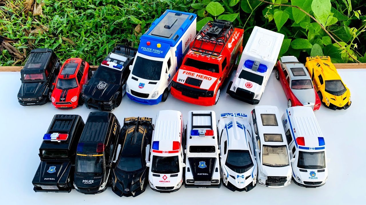 Mobil Mobilan Truk Oleng, Mobil Ambulan Emergency, Mobil Polisi, Mobil Damkar, Mobil Balap #3454