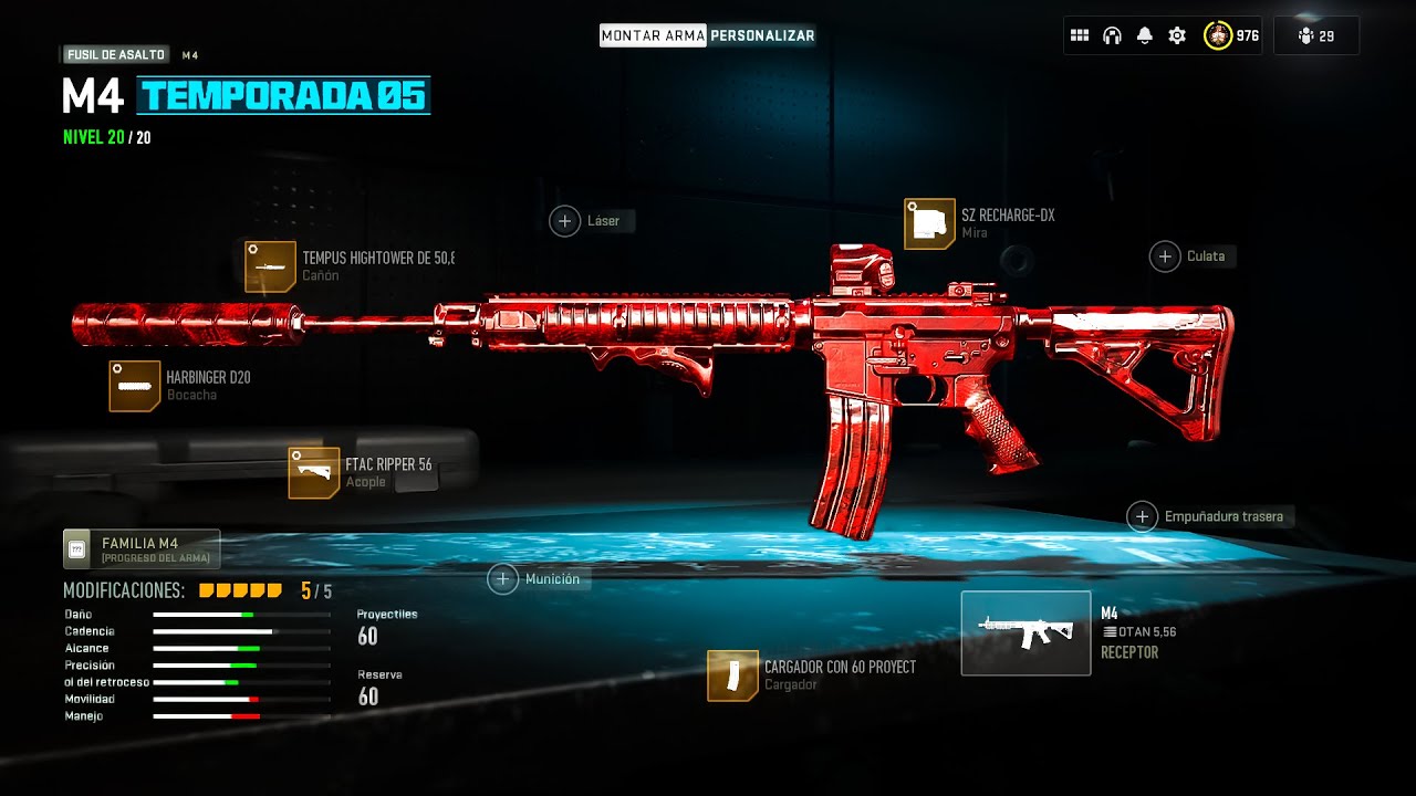 *BRUTAL* la M4 sigue siendo MUY BUENA!🔥   | ​la MEJOR CLASE de la M4 en WARZONE 2!​​