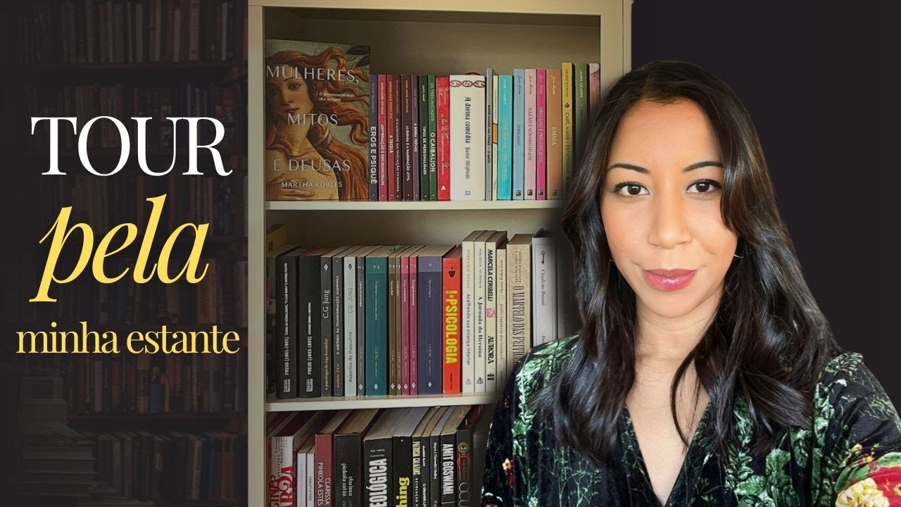 📚 Tour pela minha estante de livros  - Psicologia, Romance, entre outros ✨
