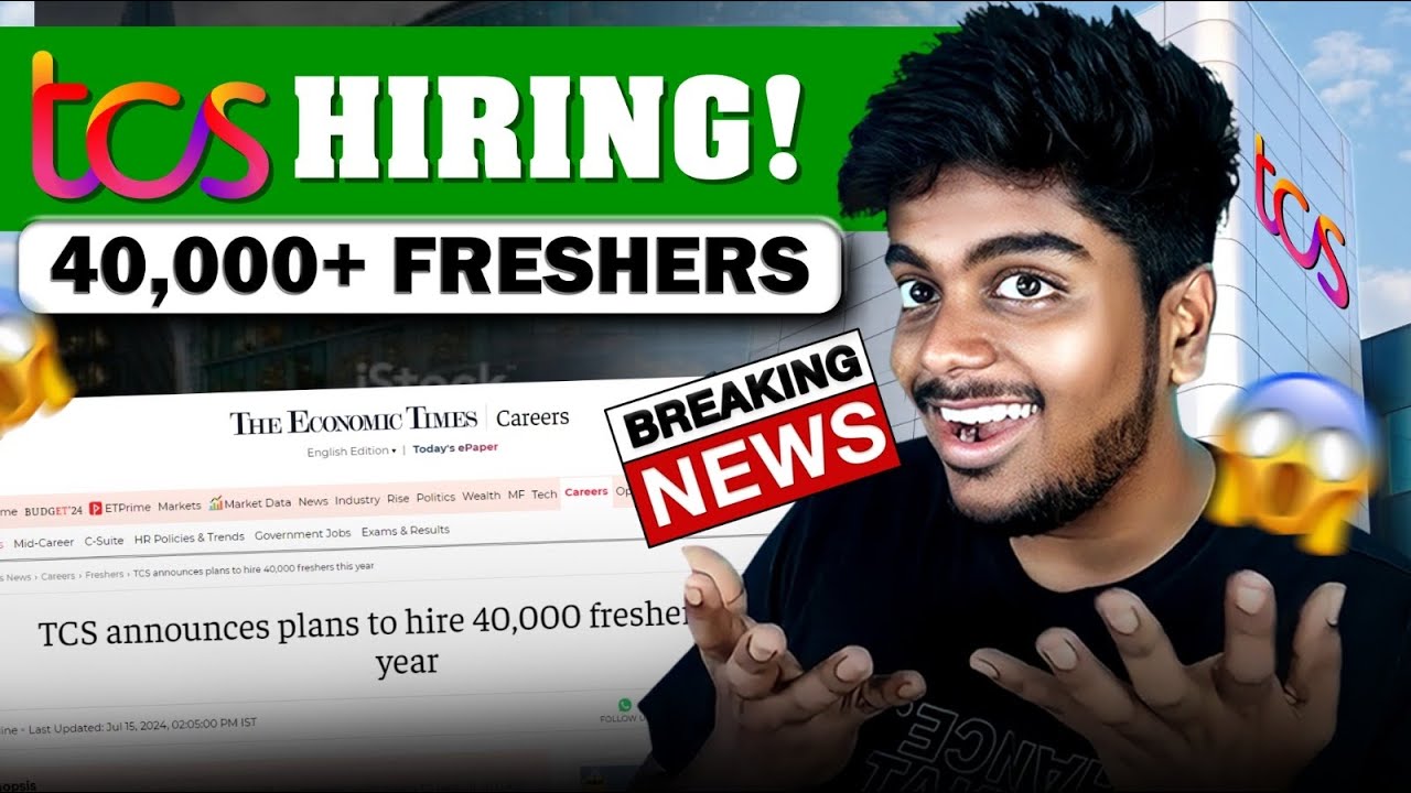 Freshers Hiring in TCS - Explaining the ways to apply TCS | TCS Job vacancy 2024 Tamil
