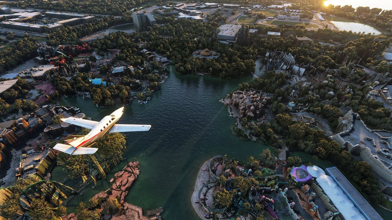 Flying Over Disney World! | Microsoft Flight Simulator 2020 ✈️