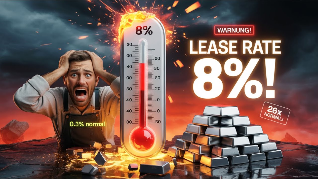 WARNUNG Silber Lease Rate explodiert auf 8% (normal 0,3%)