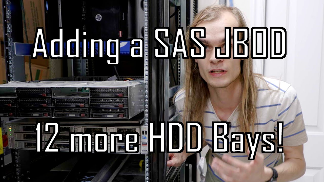 Расширение хранилища моего сервера с помощью SAS JBOD