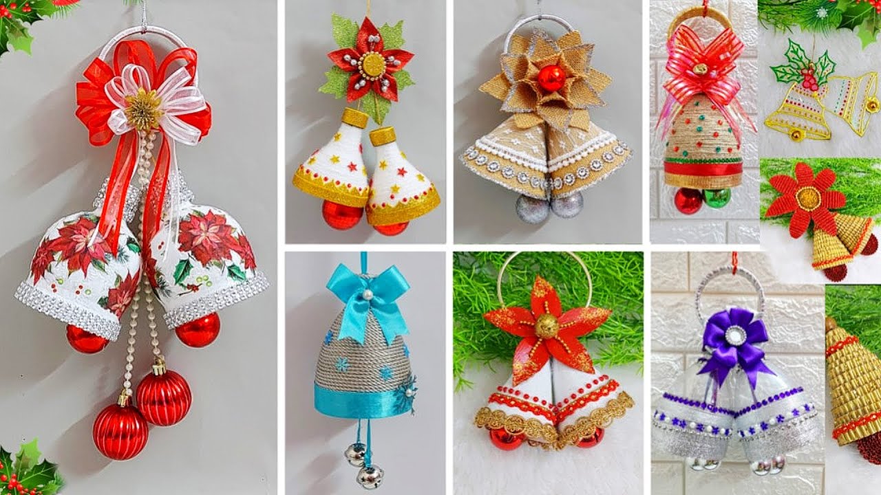 9 Economical Christmas Bells made with simple materials |DIY Affordable Christmas craft idea🎄218